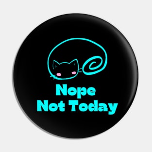 Funny Lazy Bored Cat Pin