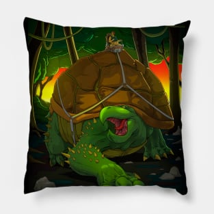 Turtle Ride Pillow