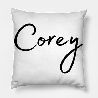 Corey Name Calligraphy Pillow