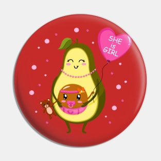 avocado mum girl Pin