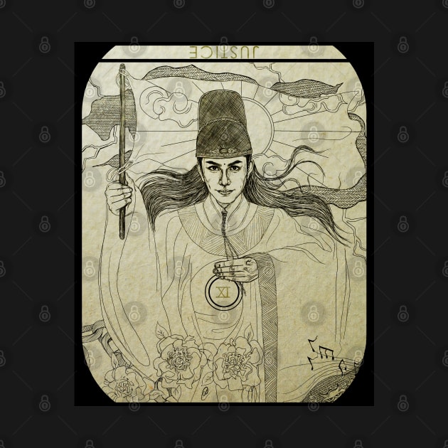 Jin Guangyao (/Meng Yao) from The Untamed - Tarot card by dangerbeforeyou