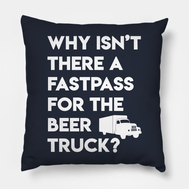 Beerpass Pillow by Super Secret Snack Club