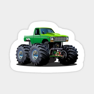 Cartoon Monster Truck Magnet