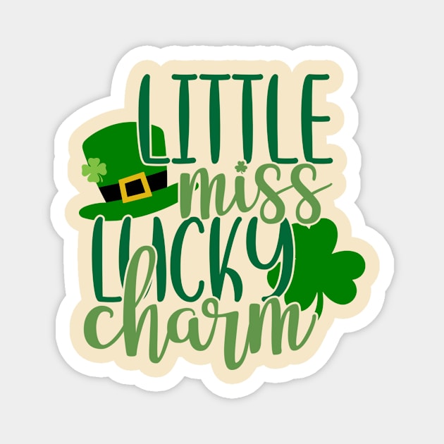 Little Miss Lucky Charm Magnet by GoodWills