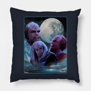 Three Worf Mon Pillow