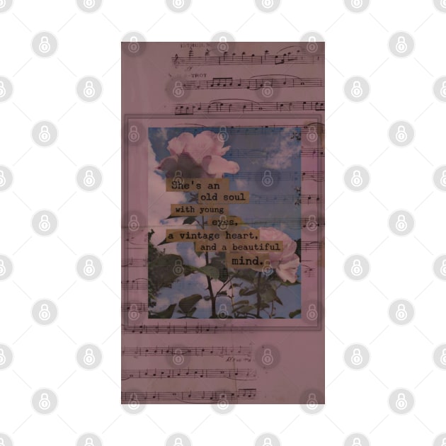 Gifts for her, mother's Day, mom, gift, vintage, cottagecore, aesthetic, retro, quote, quotes, roses, music, pink, flowers by AGRHouse