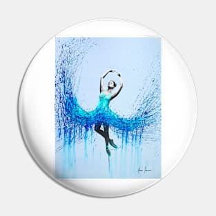 Blue Ballerina Pin