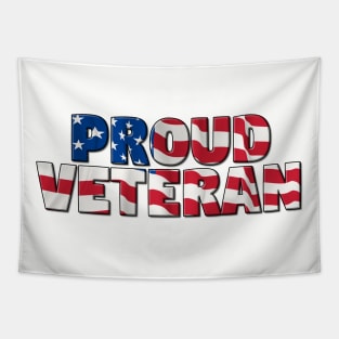 Proud American Veteran Tapestry