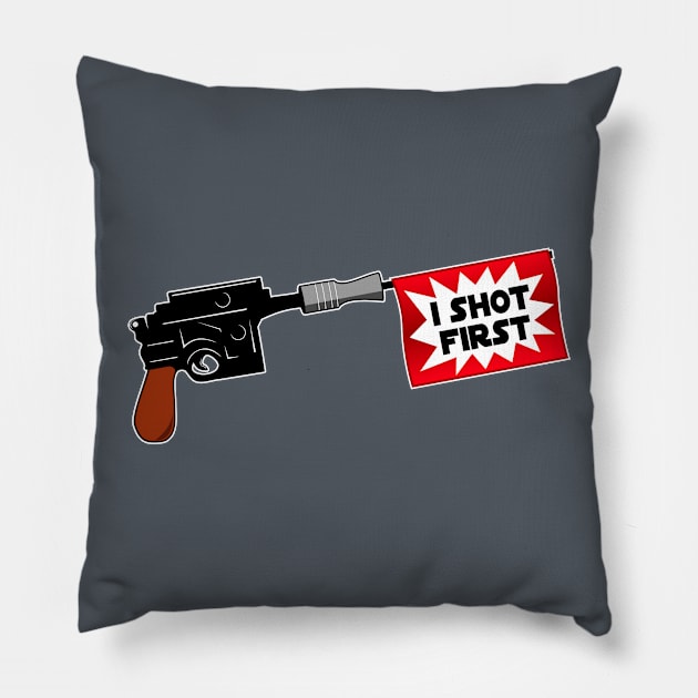 I shot first Pillow by PurpleCactus