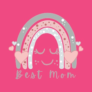 Best Mom - polka dot T-Shirt