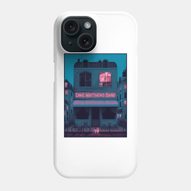 Retro Building Phone Case by Matahari Store