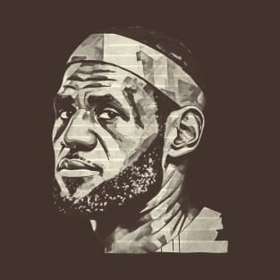 Lebron Big James - paper tape T-Shirt