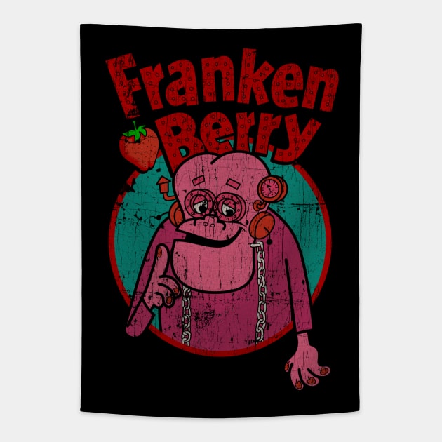 Distressed FrankenBerry Tapestry by OniSide