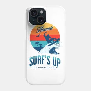 Surf's Up Banzai Pipeline Phone Case