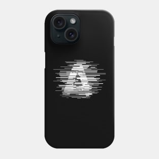 Distorted Letter A Design Phone Case