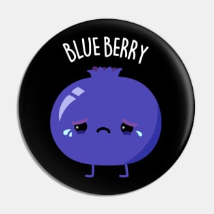 Blue Berry Cute Blue Berry Pun Pin