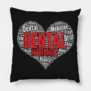 Dental Hygienist Week RDH Dentist Assistant Graduation Loyal print Pillow