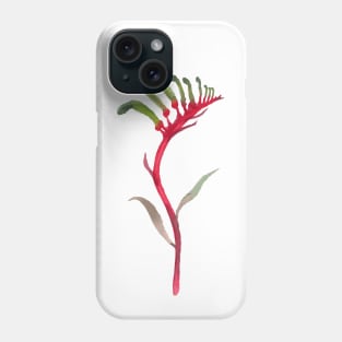 Australian flora pattern Phone Case