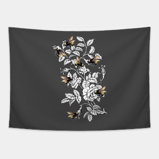 Bees and Roses Tapestry