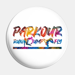 parkour freerunning Pin