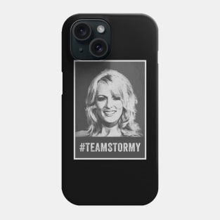 Team Stormy - Stormy Daniels - Grayscale Style Phone Case