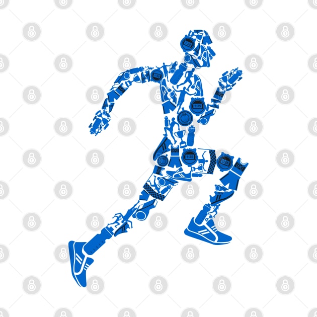 Runner body illustration by Mako Design 