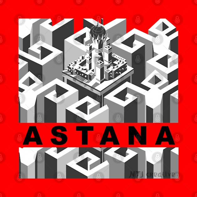 Astana city by Ntjcreative