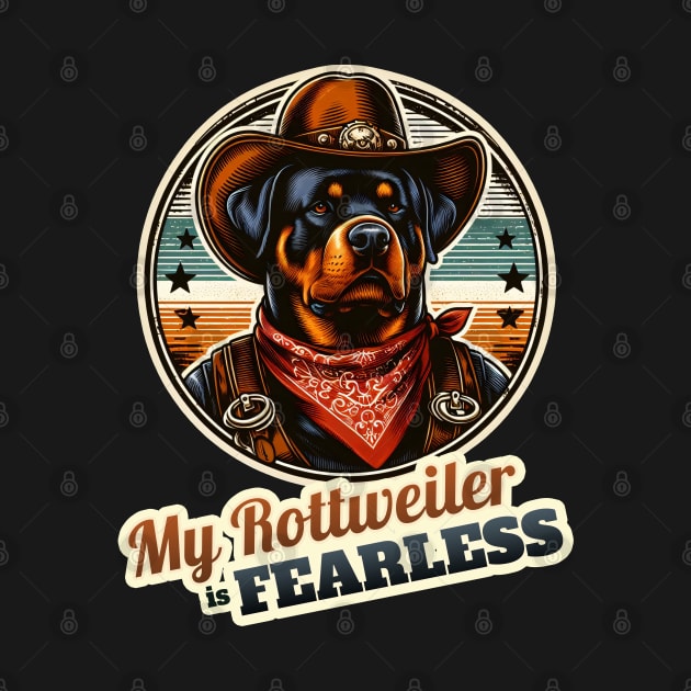 Cowboy Rottweiler by k9-tee