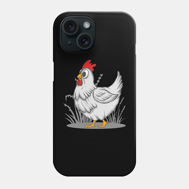 I Love Chicken | Chicken Lover | Farmer Gift Phone Case by BadDesignCo