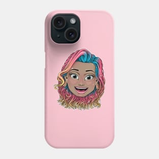 Reva Prisma smiling face emoji Phone Case