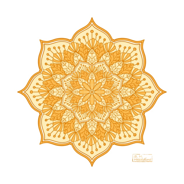 Autumn Sunrise Mandala by Shaseldine