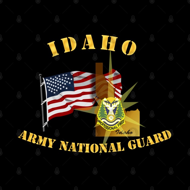 Idaho - ARNG w Flag by twix123844