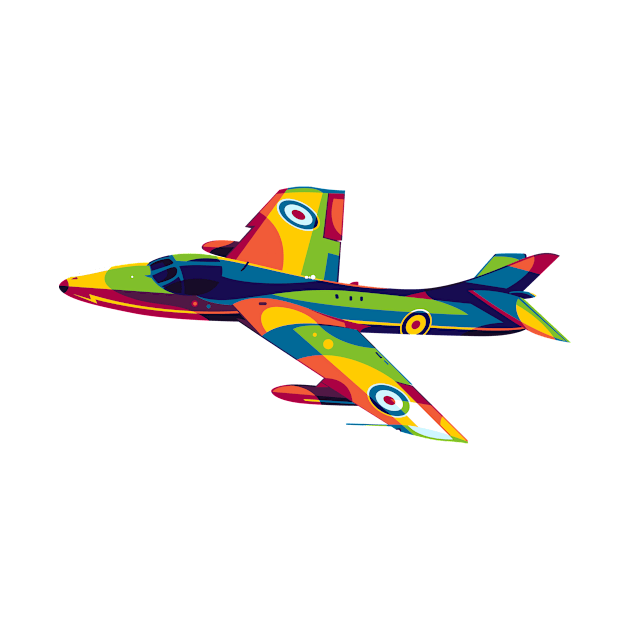 Hawker Hunter by wpaprint