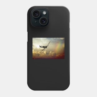 Spitfire Passing Through The Storm Phone Case