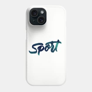 Love Sport in Watercolor Phone Case