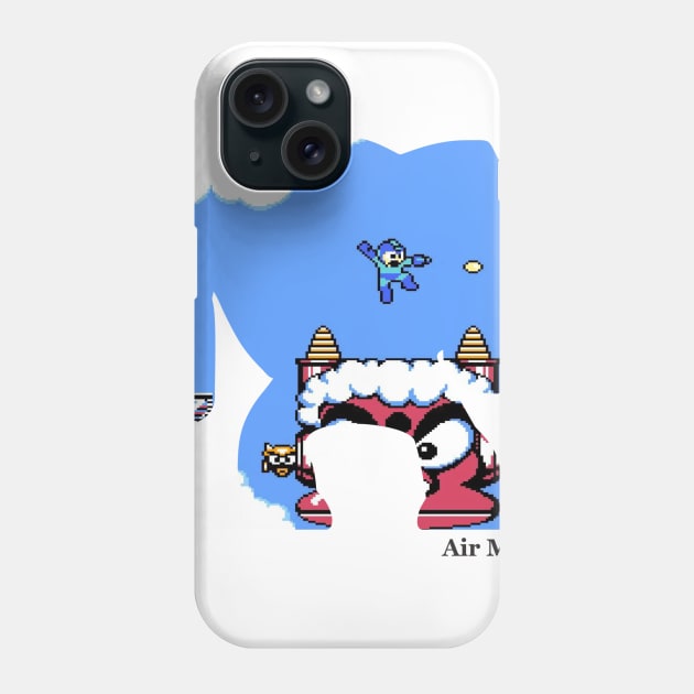 Air Man Silhouette - Mega Man 2 Phone Case by Desperado902