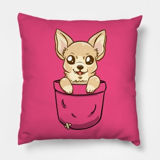 Pocket Cute Chihuahua Pillow