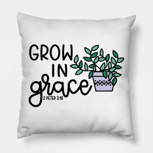 Grow In Grace Succulent Plant Christian Faith Cute Pillow