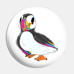 Pansexual Puffin! Pin