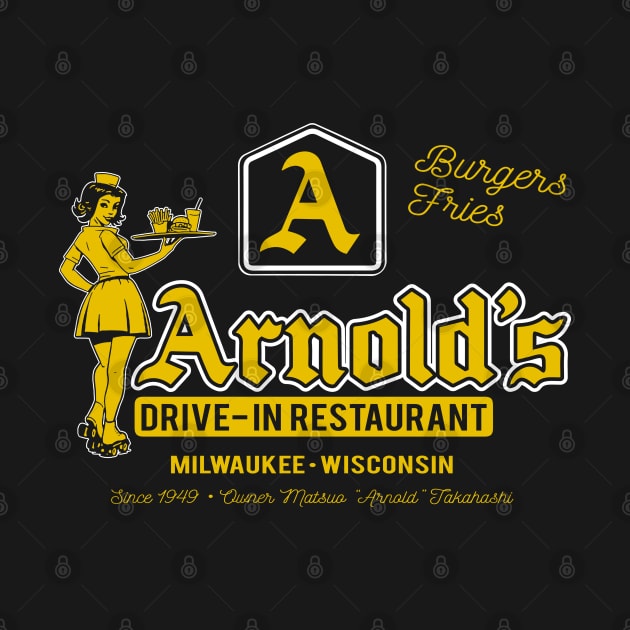 Arnold's Drive In Restaurant Happy Days by Alema Art