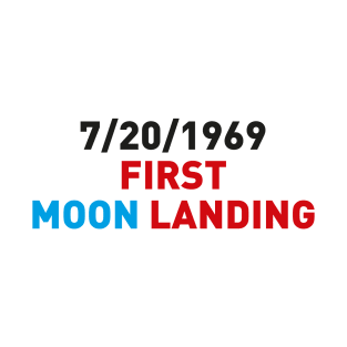 Apollo 11, 1969, First moon landing T-Shirt