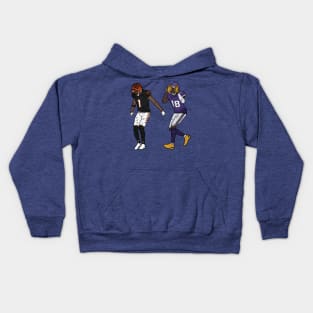 Jaylen Waddle Celebration Kids Pullover Hoodie for Sale by