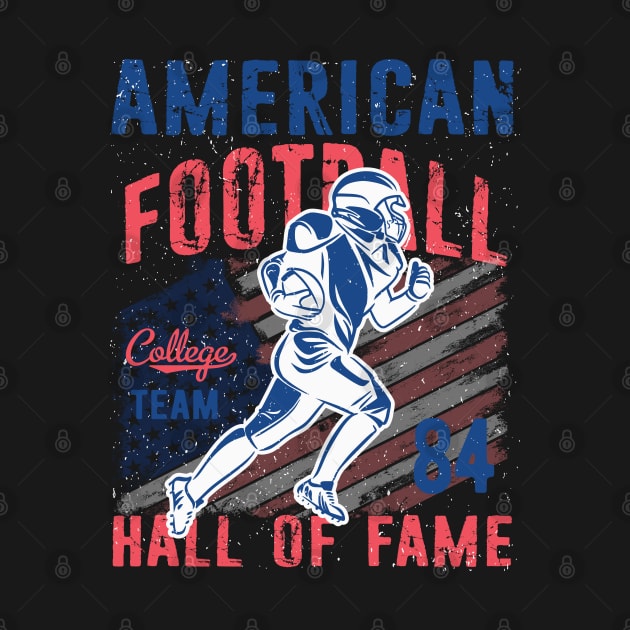 American Football Hall of Fame , Collage Football by CoolTees