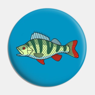 Perch fish Pin