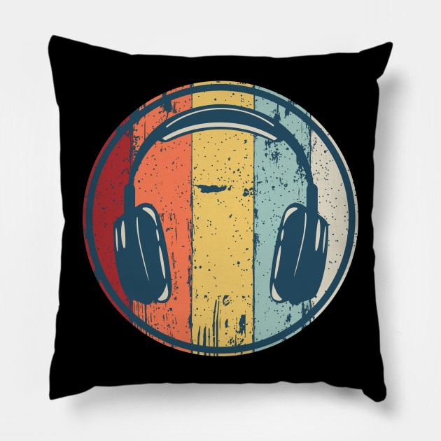 Audio Engineer, Audio Engineering Vintage Motives Pillow by MarkusShirts