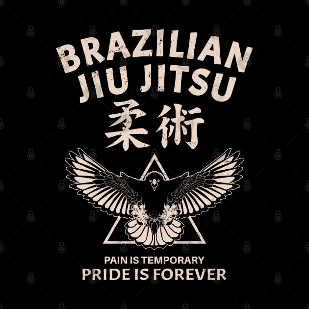 Jiu Jitsu Eagle by NicGrayTees