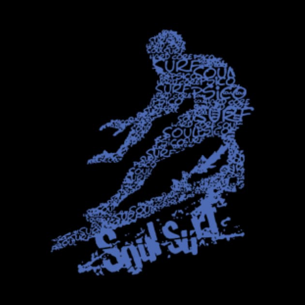 Blue Surf Logo Funny by Quy Sinoda