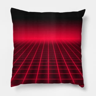 Retro Vintage Disco Lines Pillow