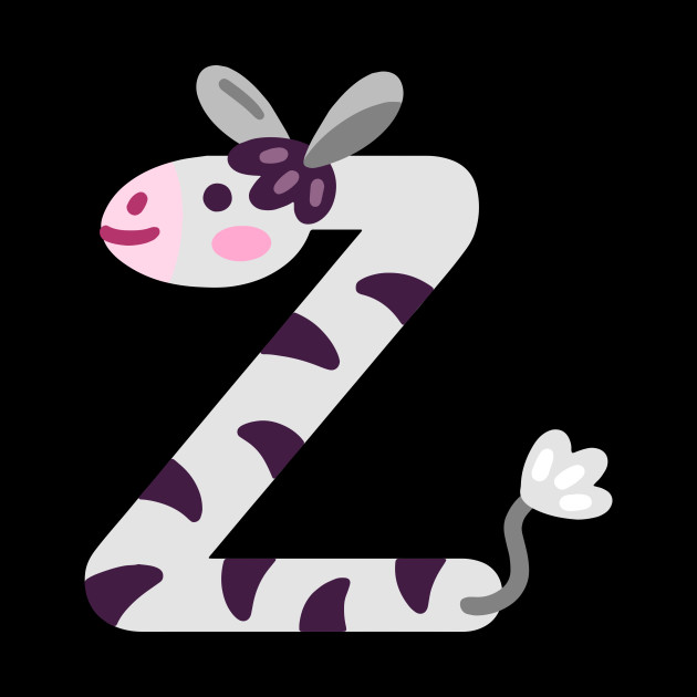 Letter Z zebra animal alphabet back to school - Letter Z - Hülle ...