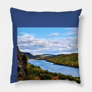 "Autumn at Lake of the Clouds" Pillow